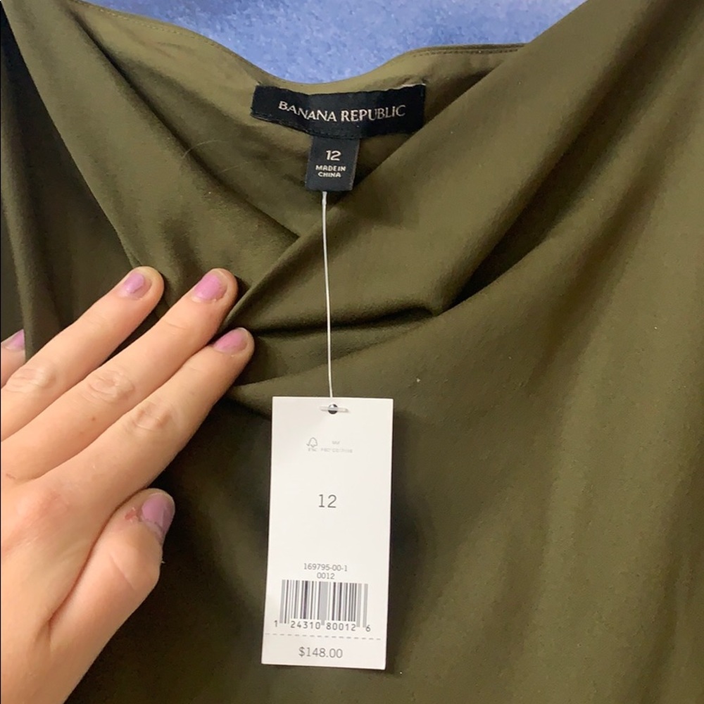 Olive green dress - Picture 3 of 4